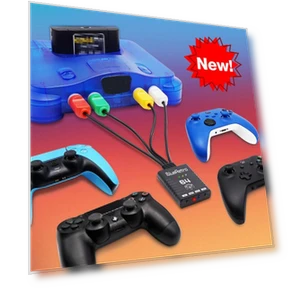 Wireless Controller Adapter for Sega Dreamcast — Gaming Controllers, Closest Glanced