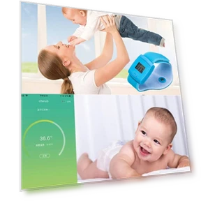 Smart Body Temperature Bracelet Bluetooth Thermometer for Child and Baby — Baby Thermometers