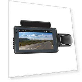 3-inch Dual Lens Car Dash Cam — Dashboard Cameras, Podofo
