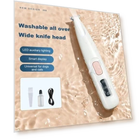 Dog Trimmer with LED Light — Hair Clippers, Xomken