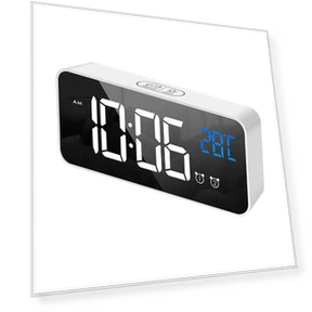 Smart LED Digital Alarm Clock — Alarm, Factory Discount Outlet