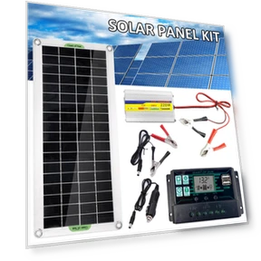 Solar Panel Kit with Dual USB Ports — Solar & Wind Power, YuHeng 01