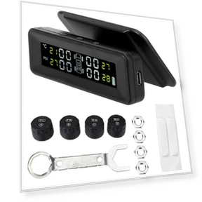 Solar Powered Car Tire Pressure Monitoring System — TPMS Sensor Replacements, HOME-Auto-001