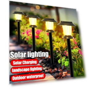 Solar Powered LED Garden Light — Outdoor Security & Flood Lighting, YWZT Decorative lights