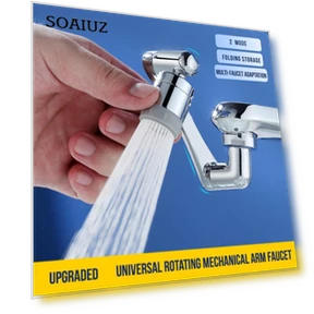 Universal Rotating Robotic Faucet Extender — Aerators, Refreshing Home