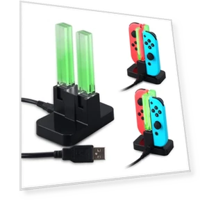 4-in-1 LED Charging Dock Stand — Power Solutions, Global Express