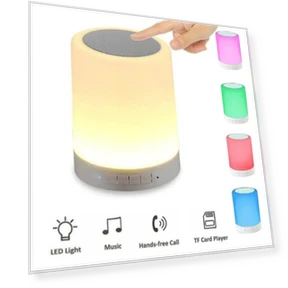 Smart Music Lamp Bluetooth Speaker — Portable Audio, Factory Discount Outlet