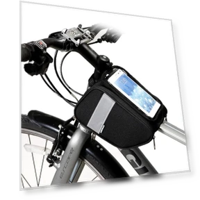 Touchscreen Bicycle Tube Bag — Handlebar Bags, Wonderful Myth