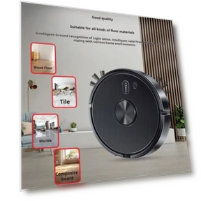 Ultra-Thin Sweeping Robot Vacuum — Smart Cleaning Robots, HOMEKA