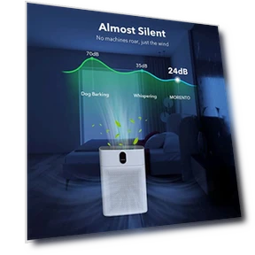 Air Purifier for Home Large Room — Activated Carbon Air Purifiers, MORENTO