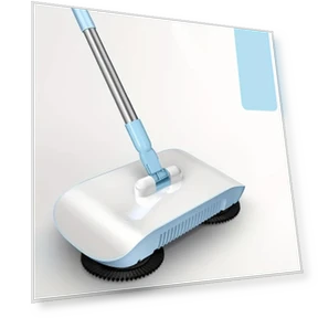 Automatic floor sweeping and mopping robot — Smart Cleaning Robots, Two light chasing boys