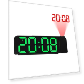 Digital Smart Alarm Clock with Temperature — Alarm, Factory Discount Outlet