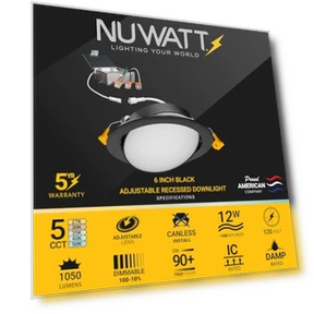 Gimbal LED Recessed Lighting Canless Wafer Lights — Recessed Lighting, NUWATT
