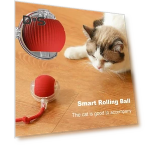Interactive Cat Toy with Rolling Ball — Cat Playthings, Kitty Cat House