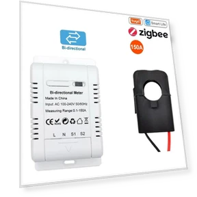 Smart Bi-Directional ZIGBEE Energy Meter Clamp — Energy Measurement Tools, White Dream