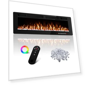 Ultra-Thin Electric Fireplace Insert — Electric Heating Solutions, Tornivk