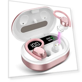 Wireless Earbuds with Dual LED Display — In-Ear Headphones, SPRTOYBAT