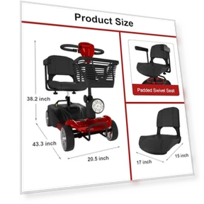 Foldable Electric Scooter for Seniors — Push Scooters, Hubbfq