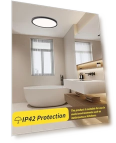 16 Inch Led Flush Mount Ceiling Light — Overhead Lighting, Bright Future Lighting
