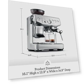 Barista Express Impress Espresso Machine — Coffee & Espresso Combos, Breville