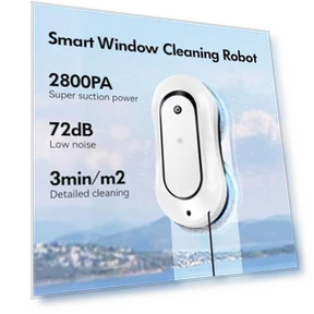 Dual Direction Auto-Spray Smart Window Cleaner Robot — Smart Cleaning Robots, Jemyths