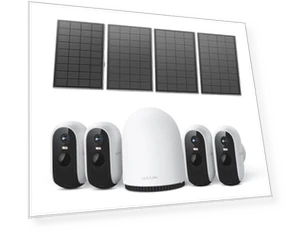 Solar Security Cameras Wireless Outdoor — Smart Home Security, WUUK