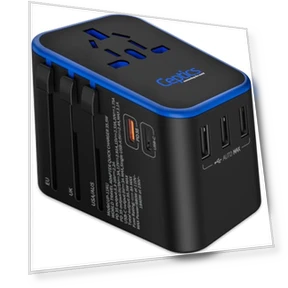 World International Travel Plug Adapter — Power Solutions & Surge Protection, Ceptics