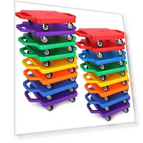 16 Pieces Scooter Boards with Handles — Push Scooters, Deekin