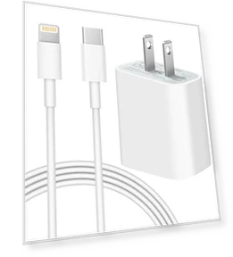 Fast Charging 20W PD USB C Wall Charger with 6FT Cable — Chargers, Coreykin
