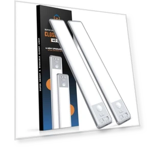 Motion Sensor LED Under Cabinet Lighting — Under-Cabinet Mounts, Reoshine
