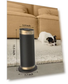 PTC Electric Desk Heater with Thermostat — Portable Heating Solutions, FERXIDI