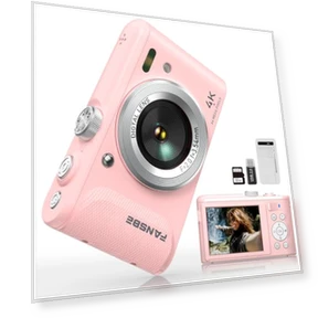Compact Portable 4K Digital Camera — Compact Digital Cameras, Fansbe Smart