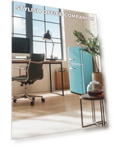 Retro Double Door Fridge with Freezer — Mini Fridges, Anypro
