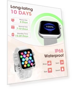 Health Fitness Smartwatch — Smartwatches, KACUBAKU