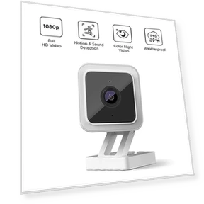 Outdoor Wired Camera SE Security Camera — Motion Sensors, Roku