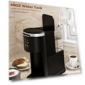 2 in 1 Coffee Machine for K-Cup & Ground Coffee — Brewing Excellence, Electactic