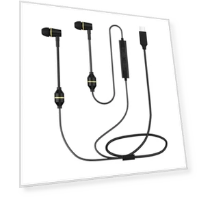 Air Tube Headphones — In-Ear Headphones, KINDEN