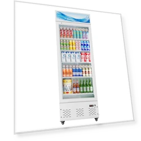 Commercial Beverage Fridge Merchandiser Refrigerator — Drink Coolers, ECEVT