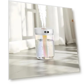 Cool Mist Humidifier with Colorful Breathing Light — Air Moisturizers