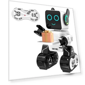 Interactive Intelligent LED Light RC Robot Toy — Interactive Figures & Robots, HBUDS