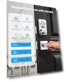 Keyless Entry Door Lock — Padlocks & Hasps, Zowill