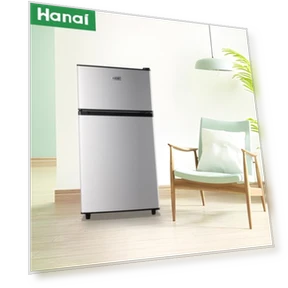 Mini Fridge with Freezer Two Doors Compact Refrigerator — Mini Fridges, WANAI