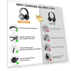 Over Ear Headphones with Microphone — Over-Ear Headphones