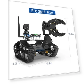 Smart Robot Car Kit with Robotic Arm HD Camera — Robotic Enhancements, XiaoR GEEK