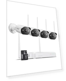 2K Wi-Fi 6 Security Camera System — Surveillance Enclosures & Mounts, ZOSI