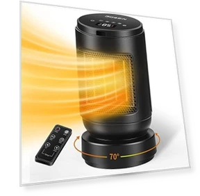 Electric Ceramic Space Heater — Portable Heating Solutions, BOSSIN
