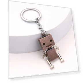 Metal Screw Robot Fashionable Universal Keychain — Keychains & Keyrings, Winnerer Uranus
