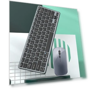 Silent Rechargeable Bluetooth Keyboard and Mouse Set — Keyboards, Computer boost