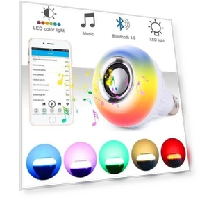 Smart Wireless Speaker Bulb Light — Whole-Home Audio Systems, flower 01