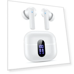 Bluetooth Headphones with LED Display — Over-Ear Headphones, Japan Electronics